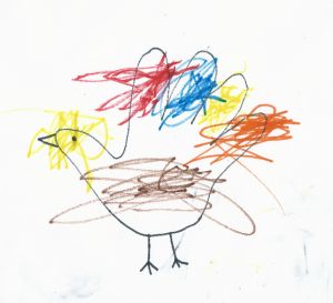 Art by Sam Ashcraft, Age 2. Son of upcoming art ambassadors at Ashcraft Creative